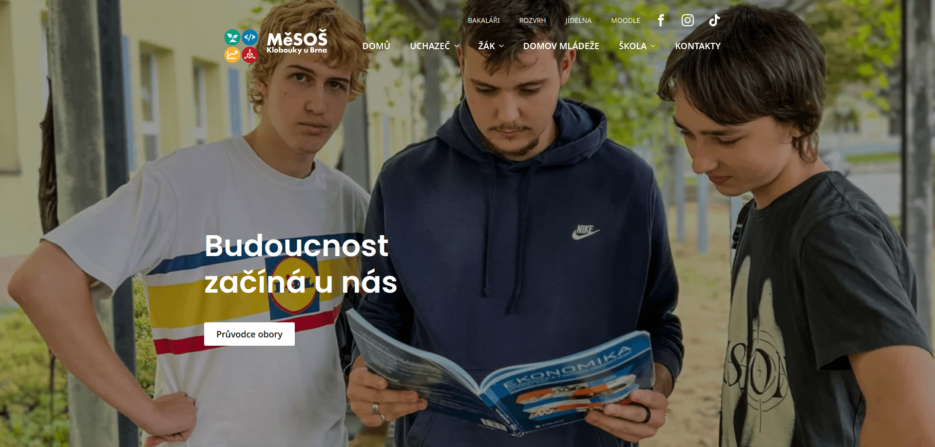 A website for the high school I graduated from
