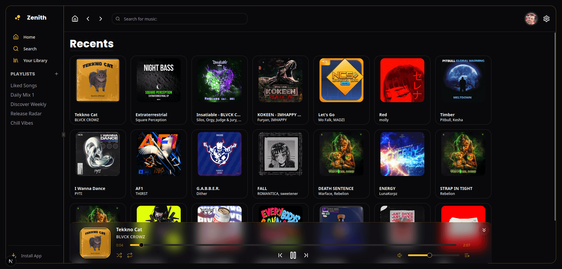 Music platform for starting artists